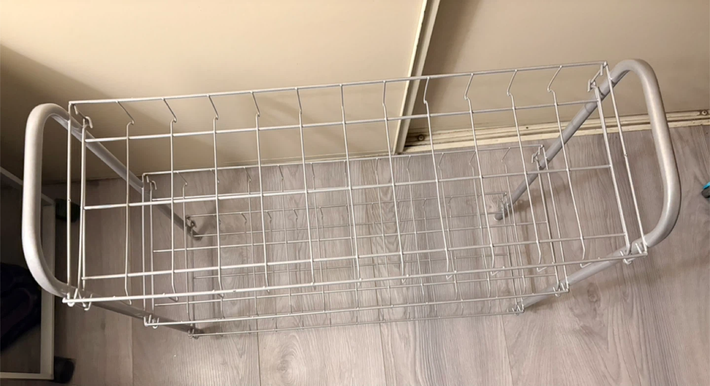 Metal 2-Tier Storage Rack - Great Condition! - photo 3