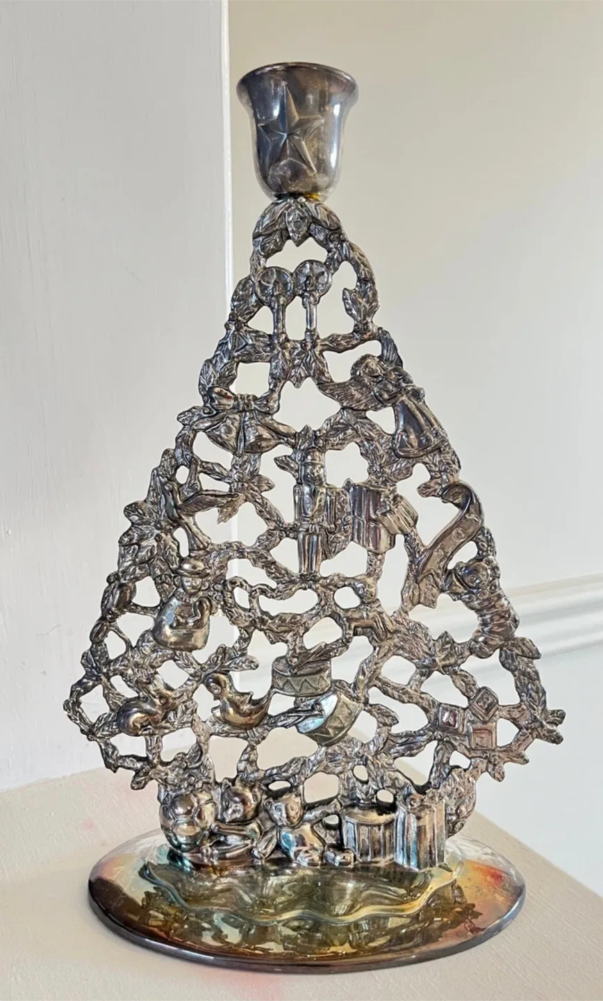 Huge bundle of Vintage Pewter Decorative Items image indicator(5)