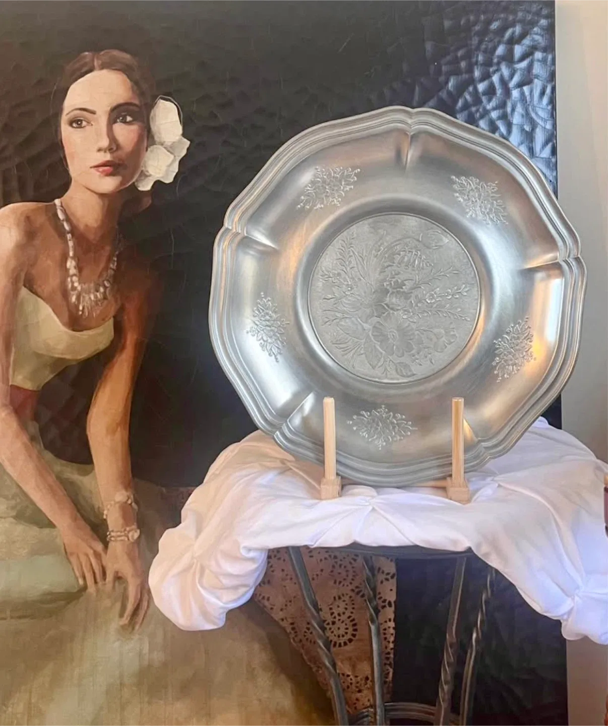 Vintage Pewter Decorative Items