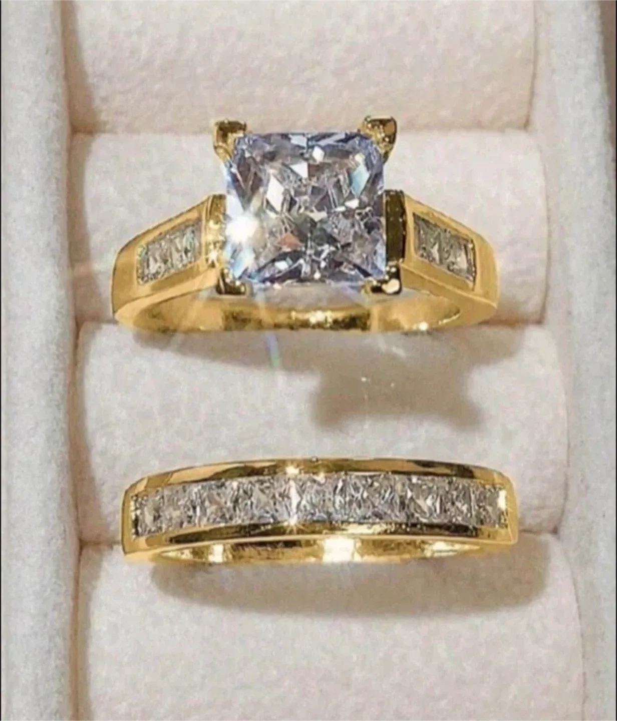 Gold-tone Ring Set