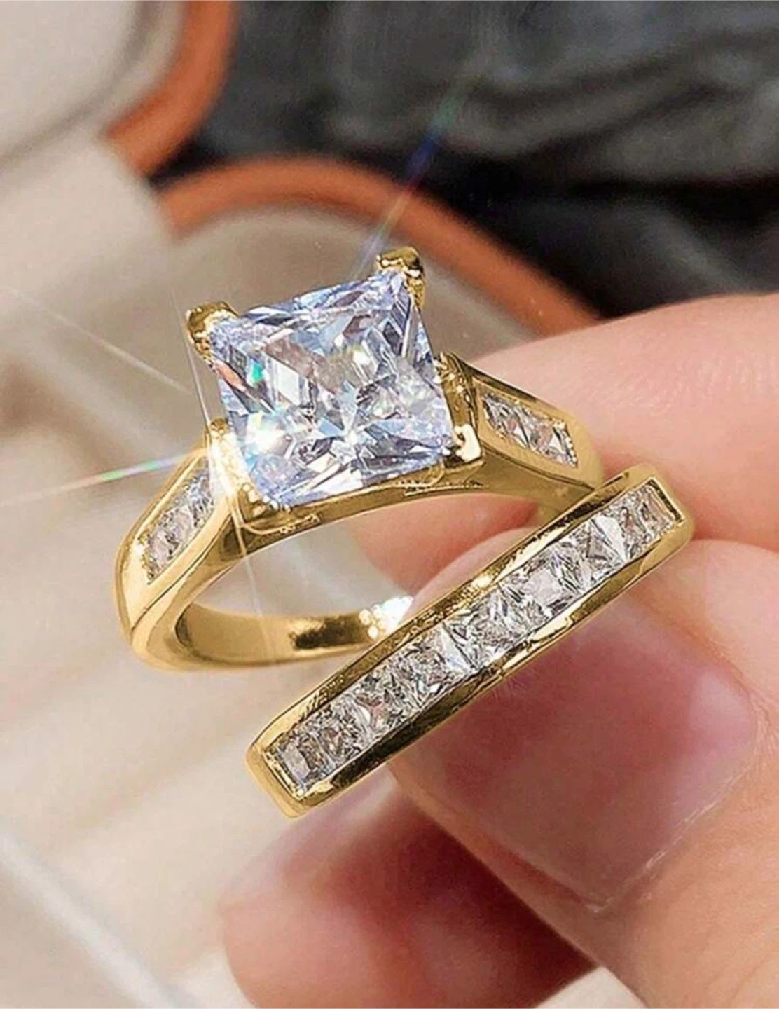 Gold-tone Ring Set - photo 2