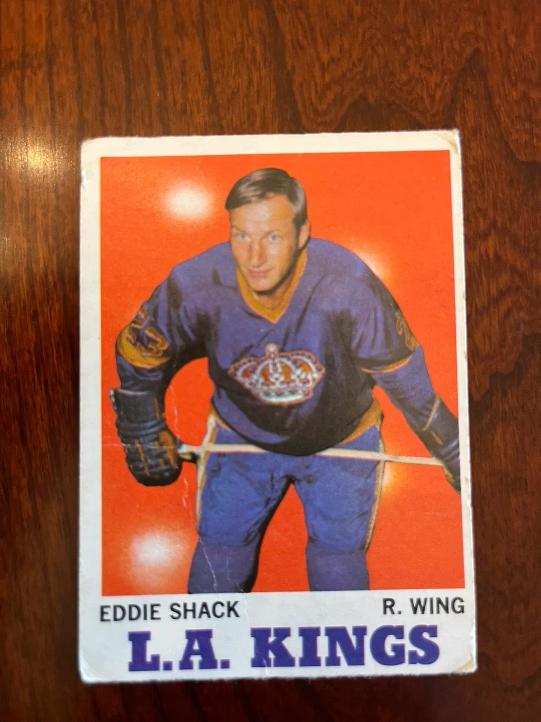 1970/71 O-PEE-CHEE NHL HOCKEY CARD #35 ED EDDIE SHACK