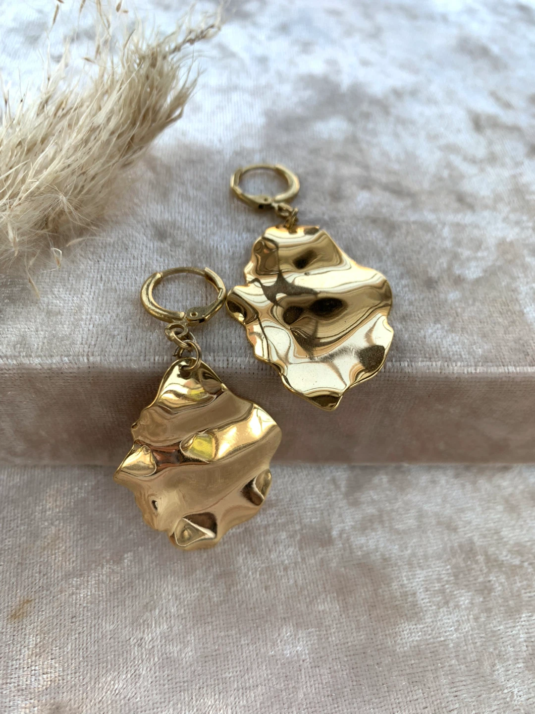 Gold Dangle Earrings