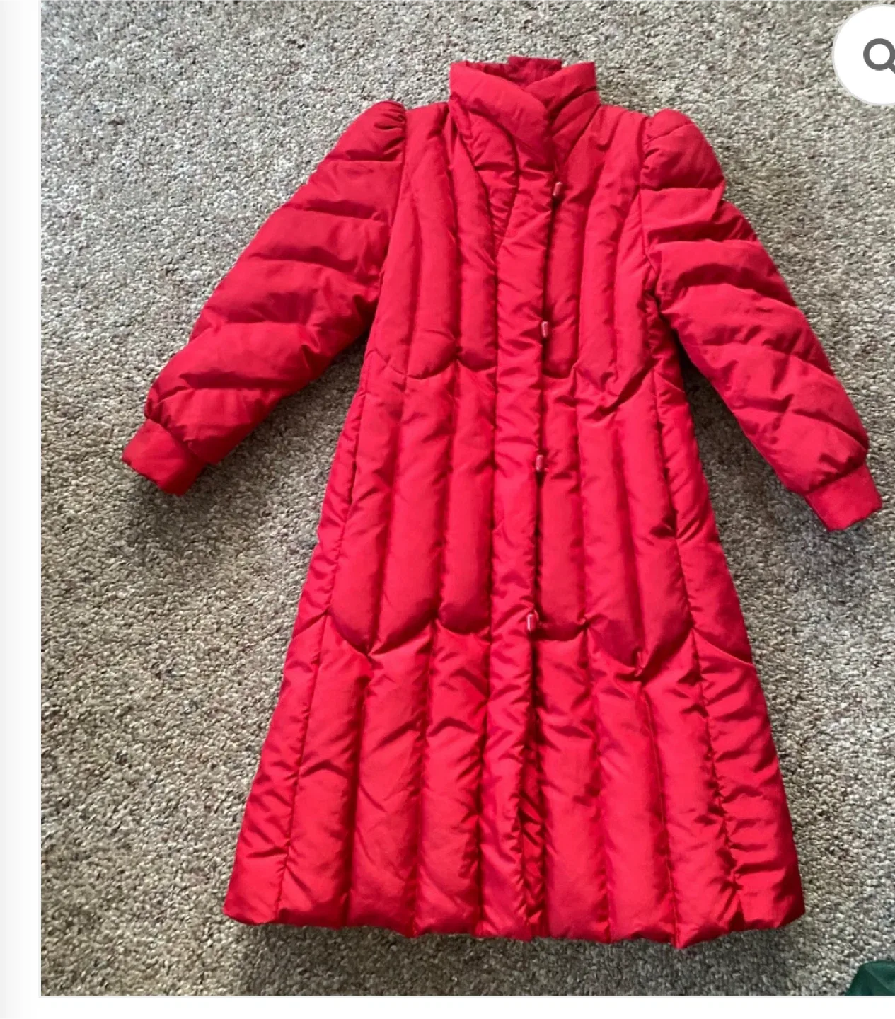 DOWN FILLED Long Coat jacket