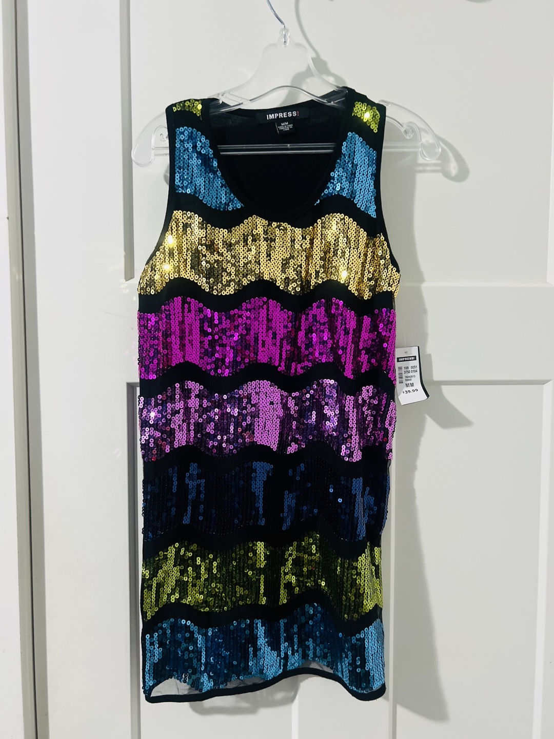 Impress Tank Top - Sequined