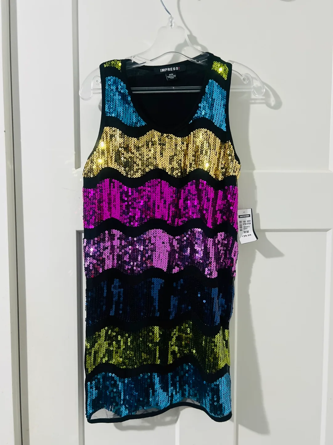 Impress Tank Top - Sequined