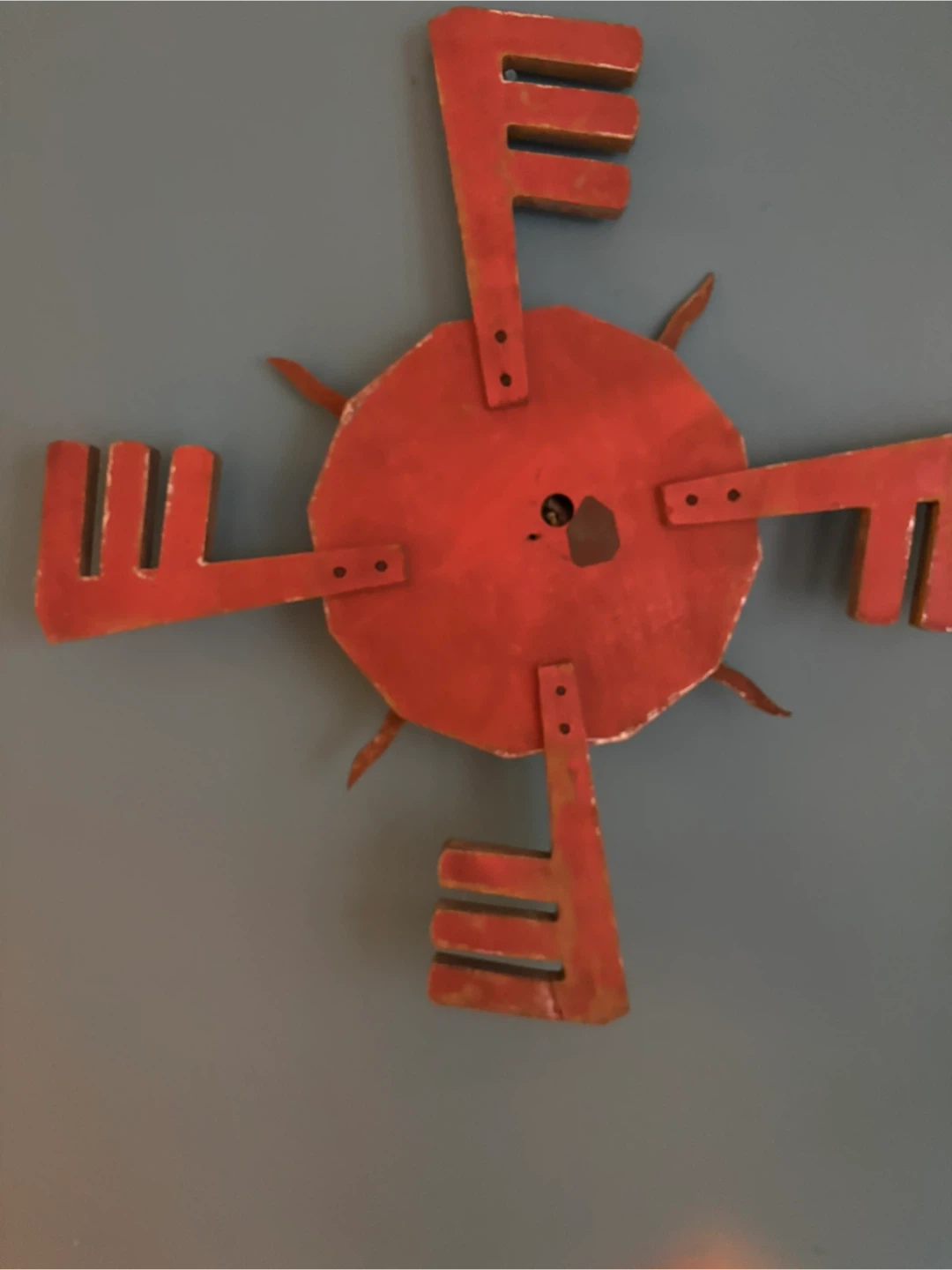 Vintage Decorative Key Wall Clock - photo 2