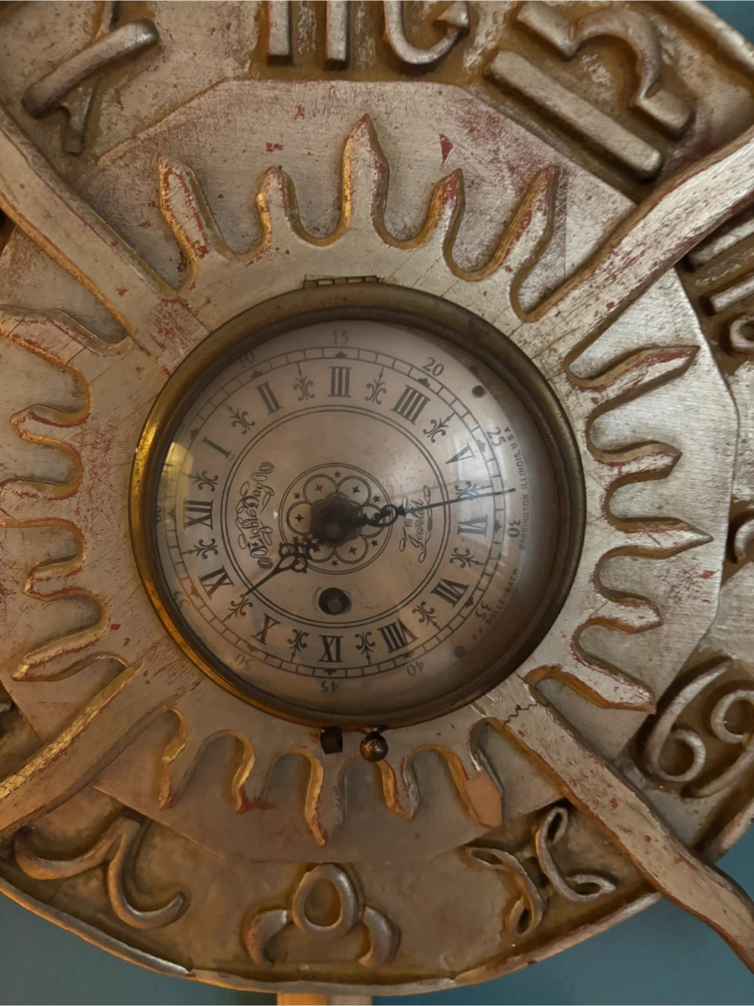 Vintage Decorative Key Wall Clock - photo 3