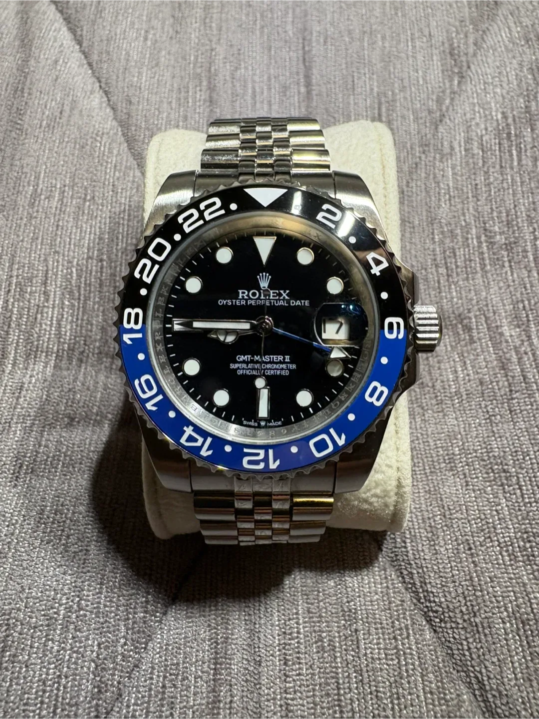 $350 Rolex GMT-Master II Blue/Black Bezel Batman image indicator(2)