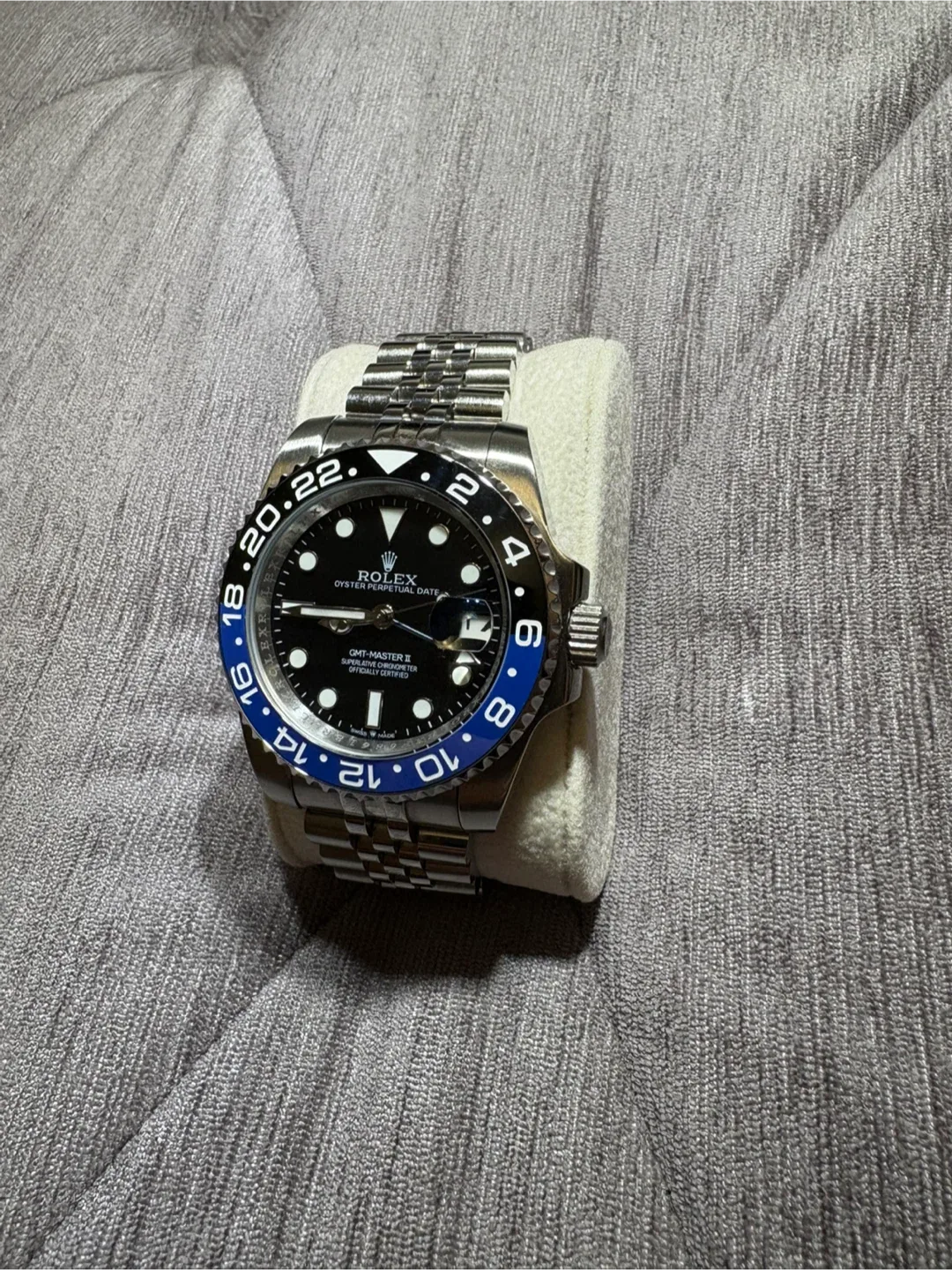 $350 Rolex GMT-Master II Blue/Black Bezel Batman