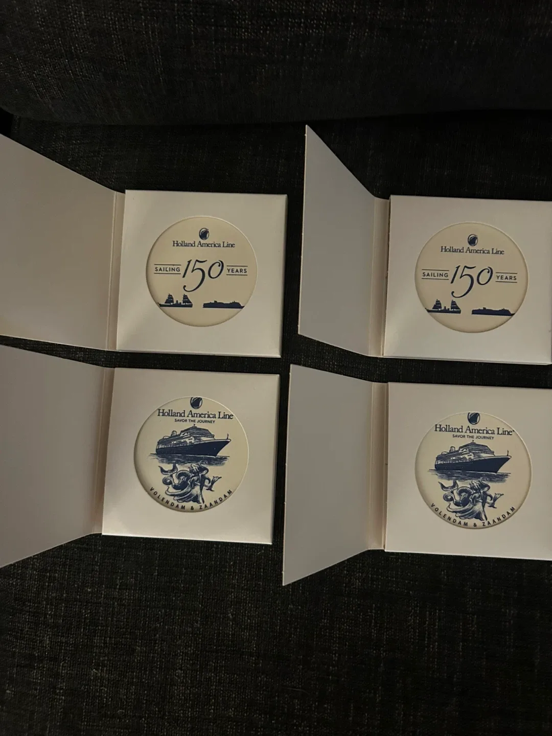 Holland America Line 150 Years Collectible Coin