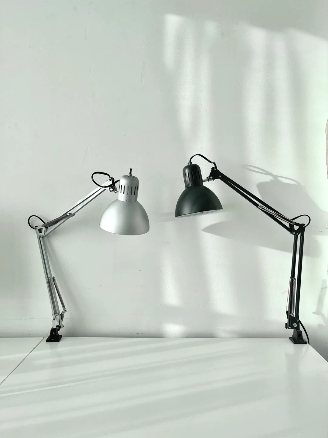 IKEA Desk Lamp (Silver & Black)