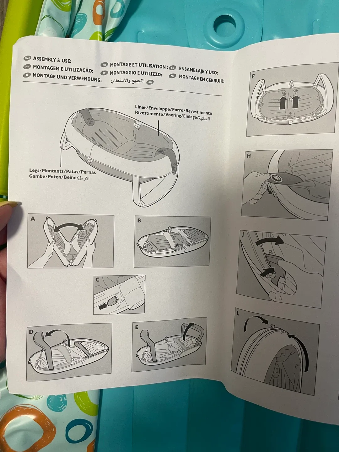 Summer Fold Away Baby Bath Tub image indicator(2)