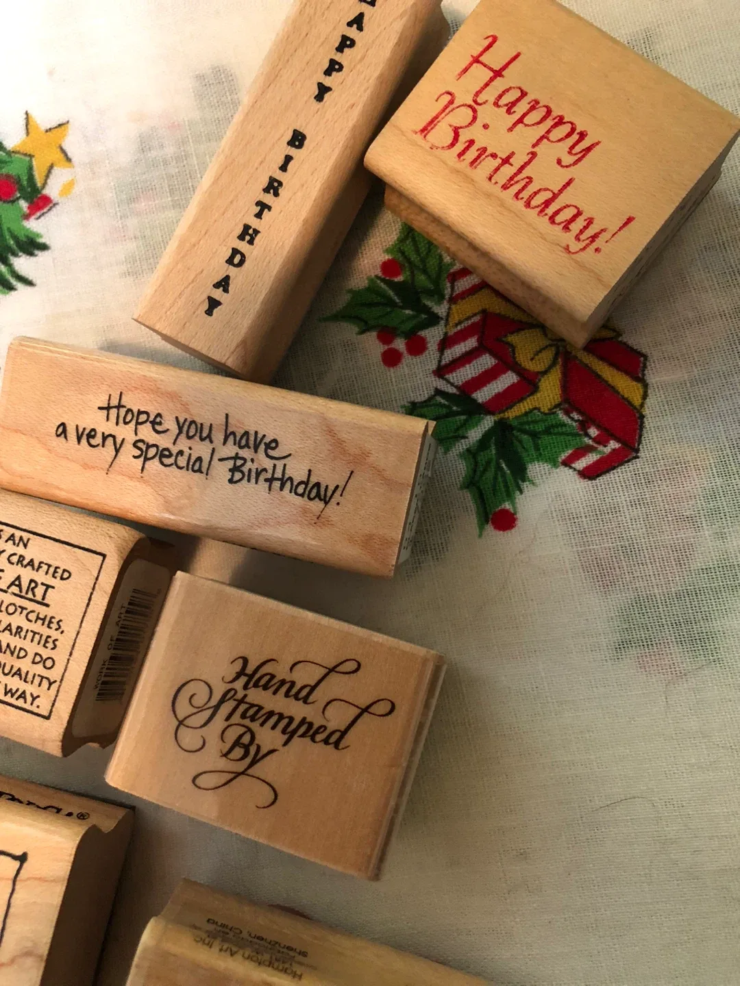 Wooden stamps image indicator(3)