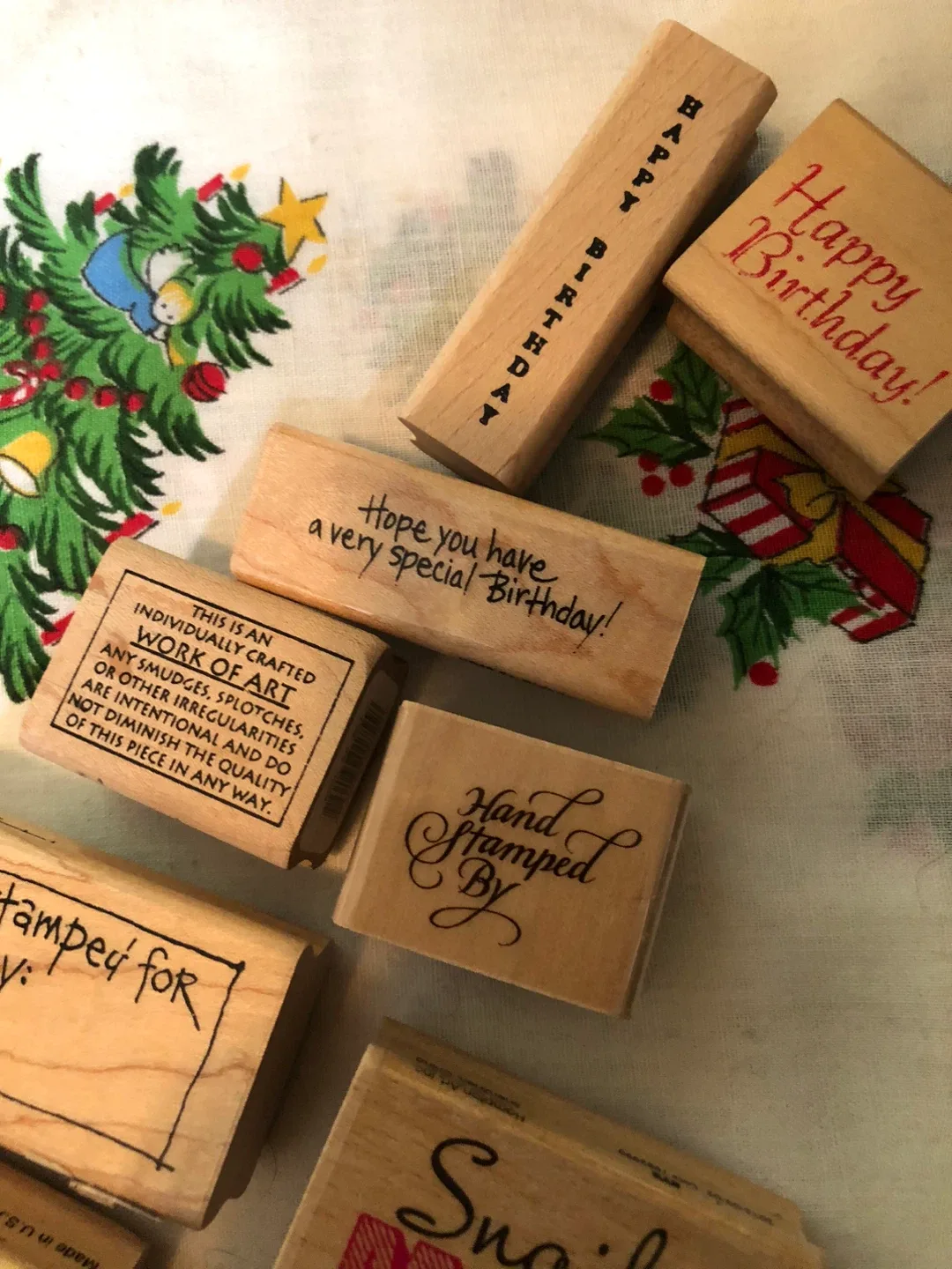 Wooden stamps image indicator(4)