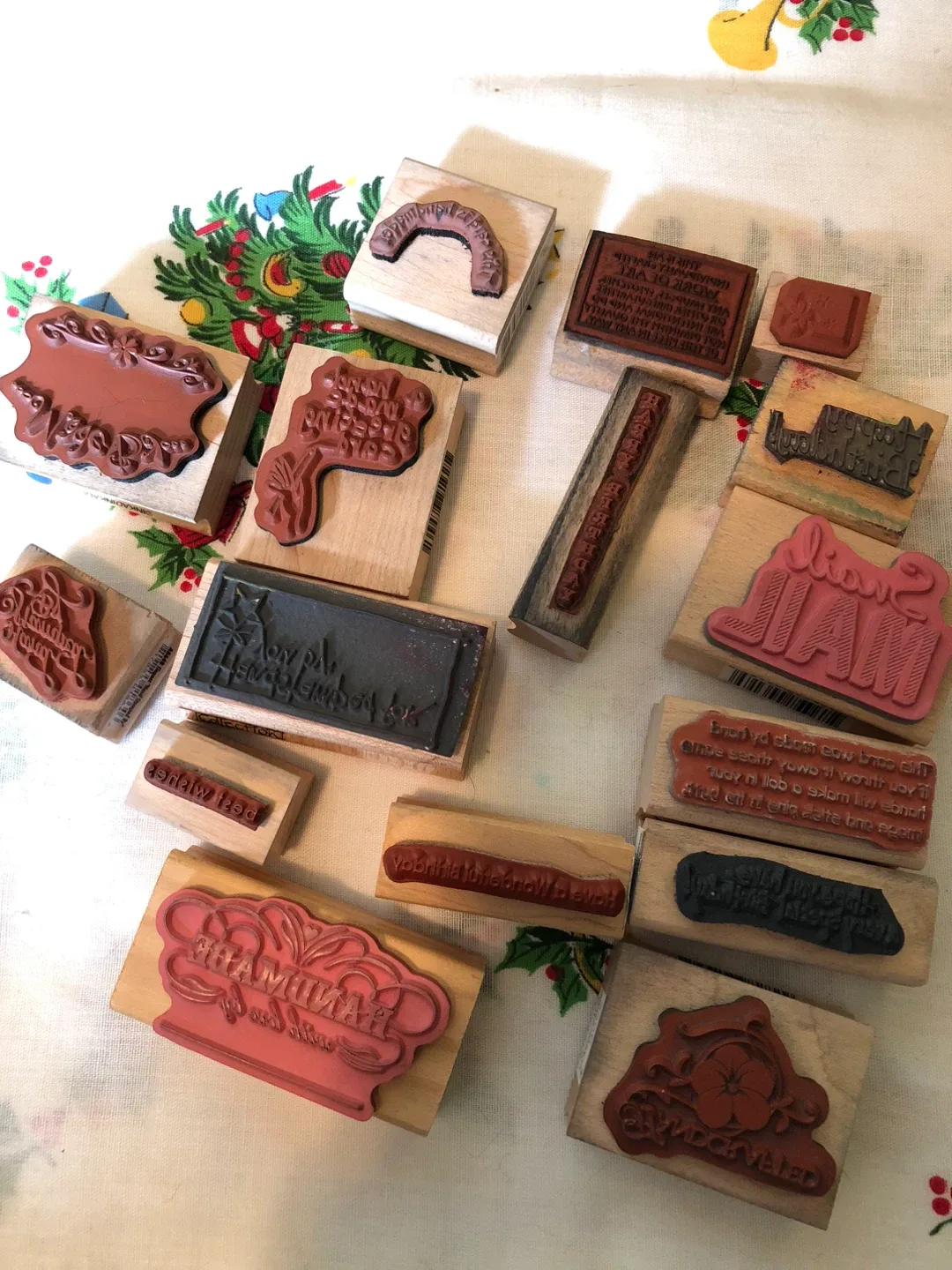 Wooden stamps image indicator(7)