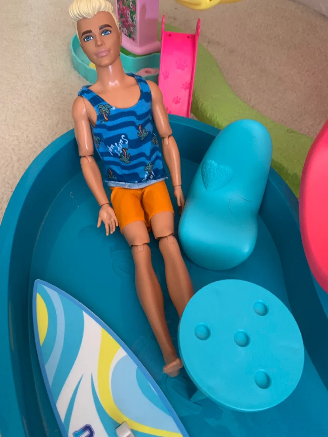 Barbie Dreamhouse Playset with Slide & Pool image indicator(10)