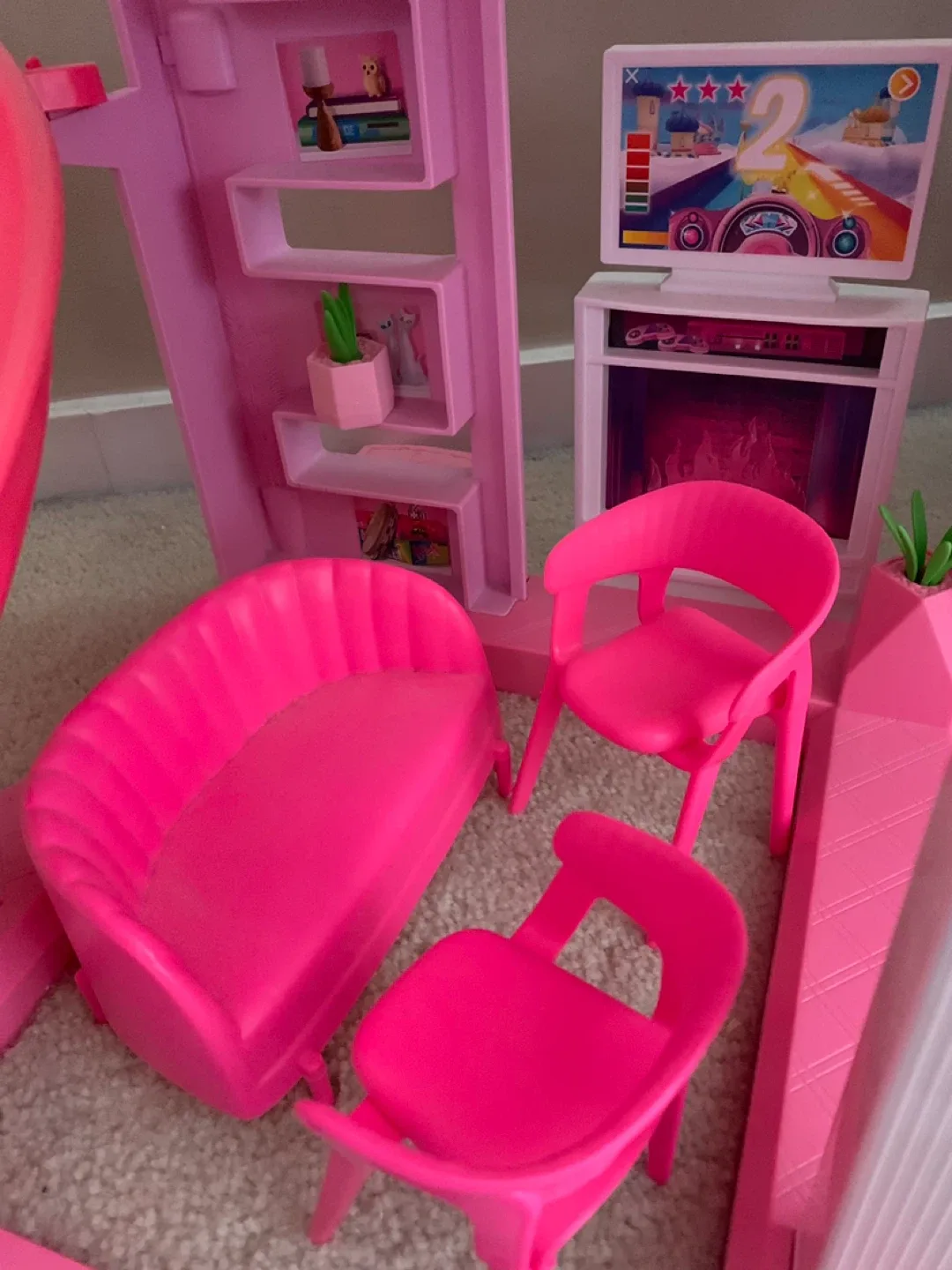 Barbie Dreamhouse Playset with Slide & Pool image indicator(9)