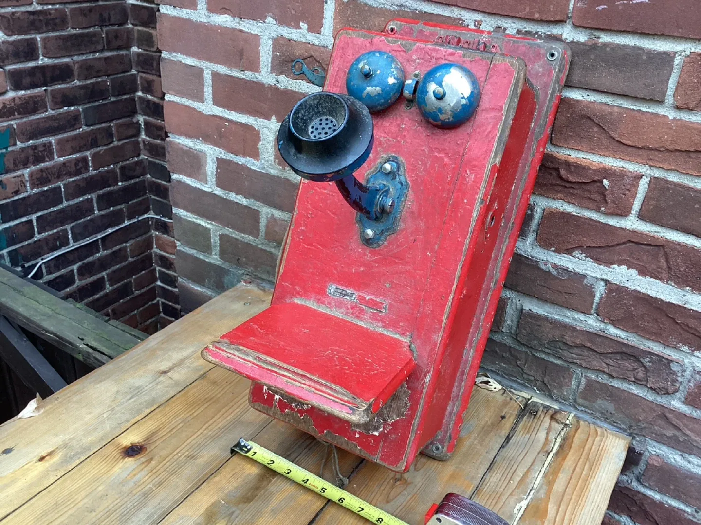 Antique STROMBERG-CARLSON Hand Crank Wall Mount Telephone