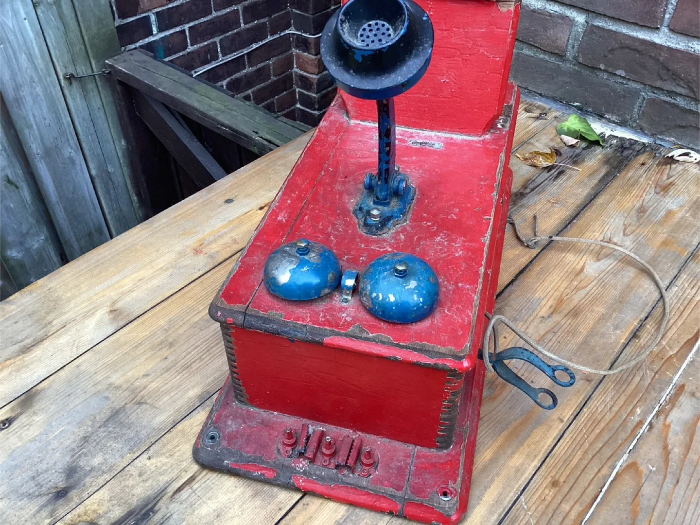 Antique STROMBERG-CARLSON Hand Crank Wall Mount Telephone image indicator(10)