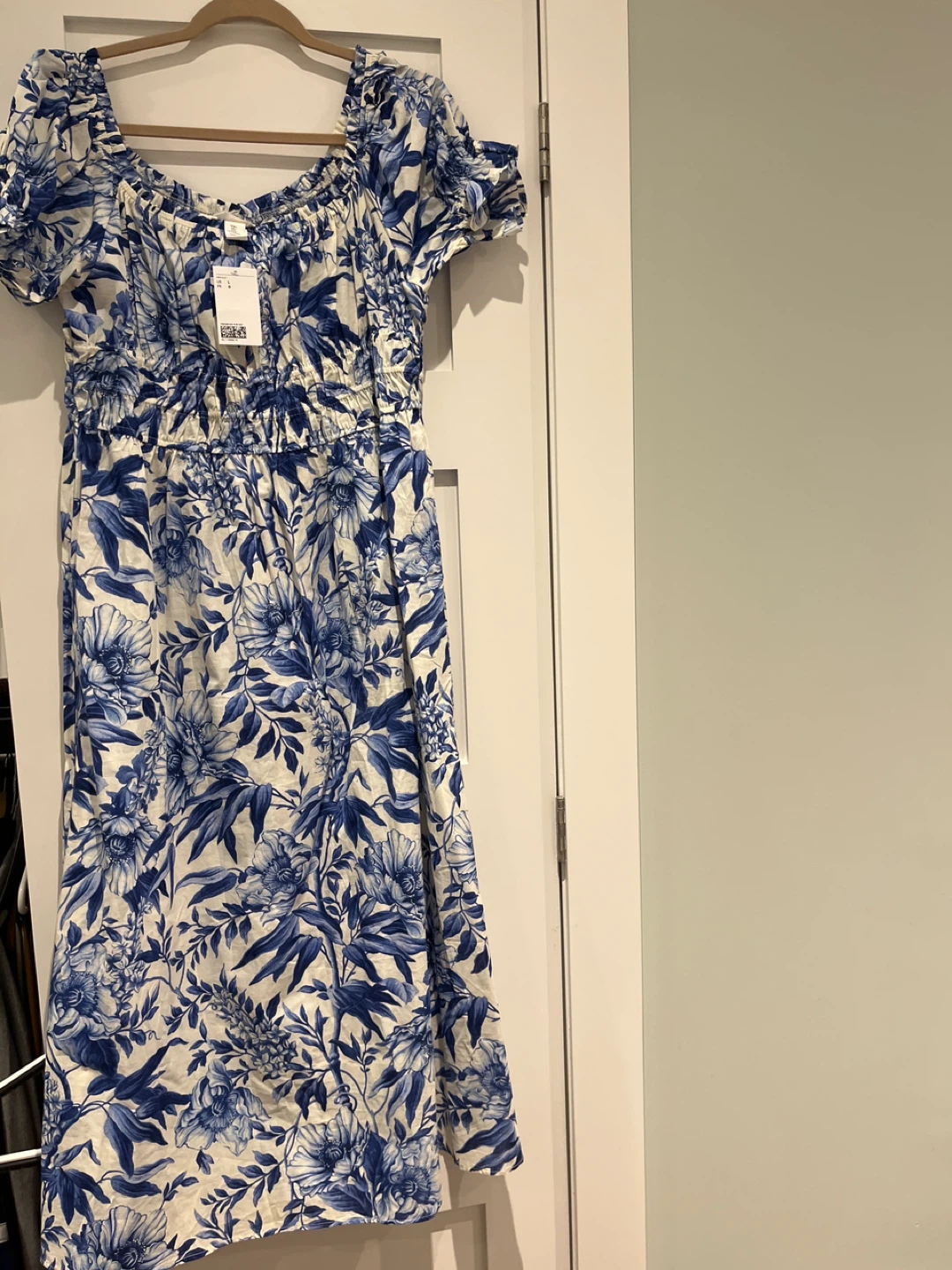 H&M Blue Floral Dress