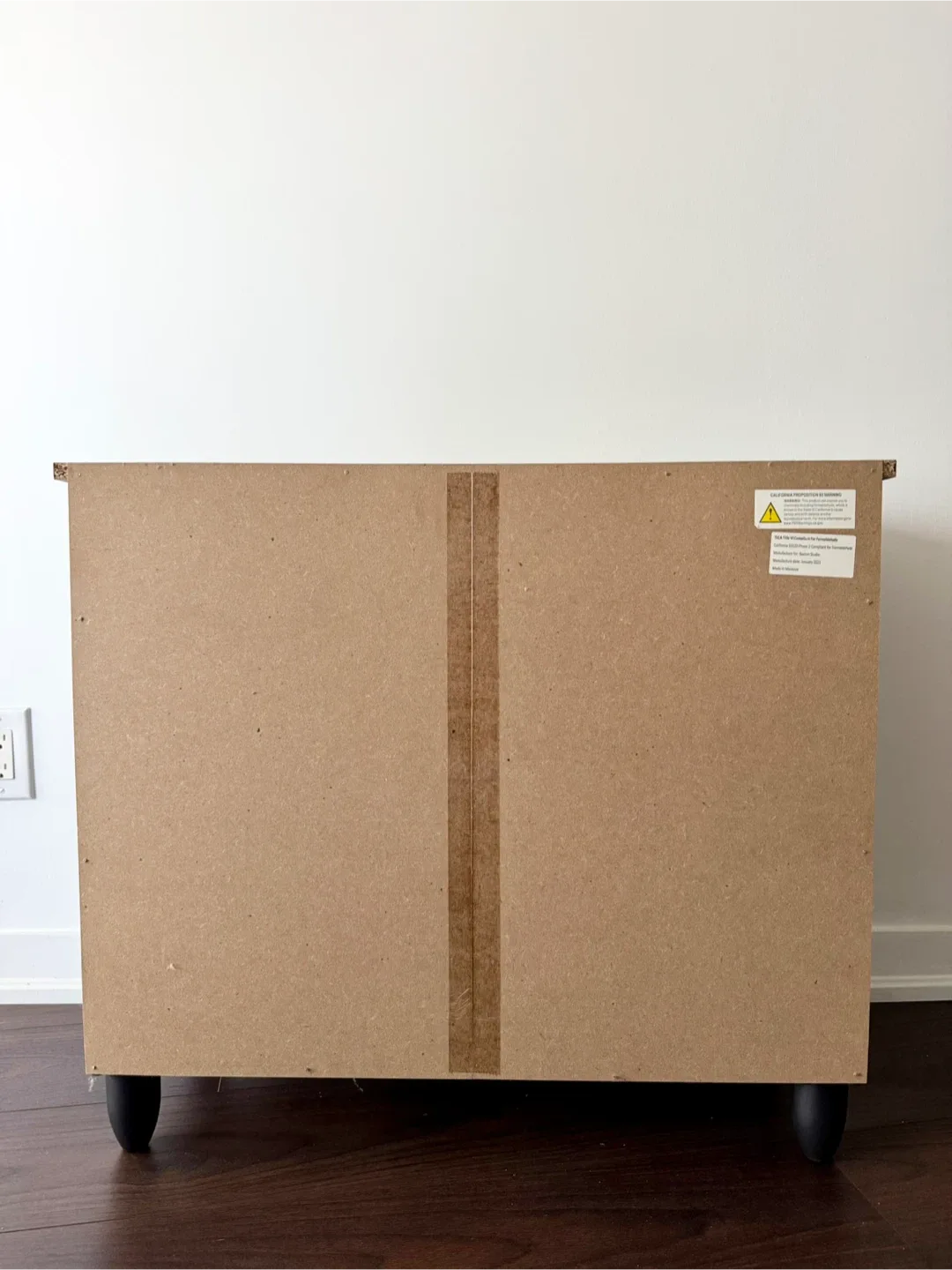 Grey Cabinet with Woven Door Design image indicator(6)