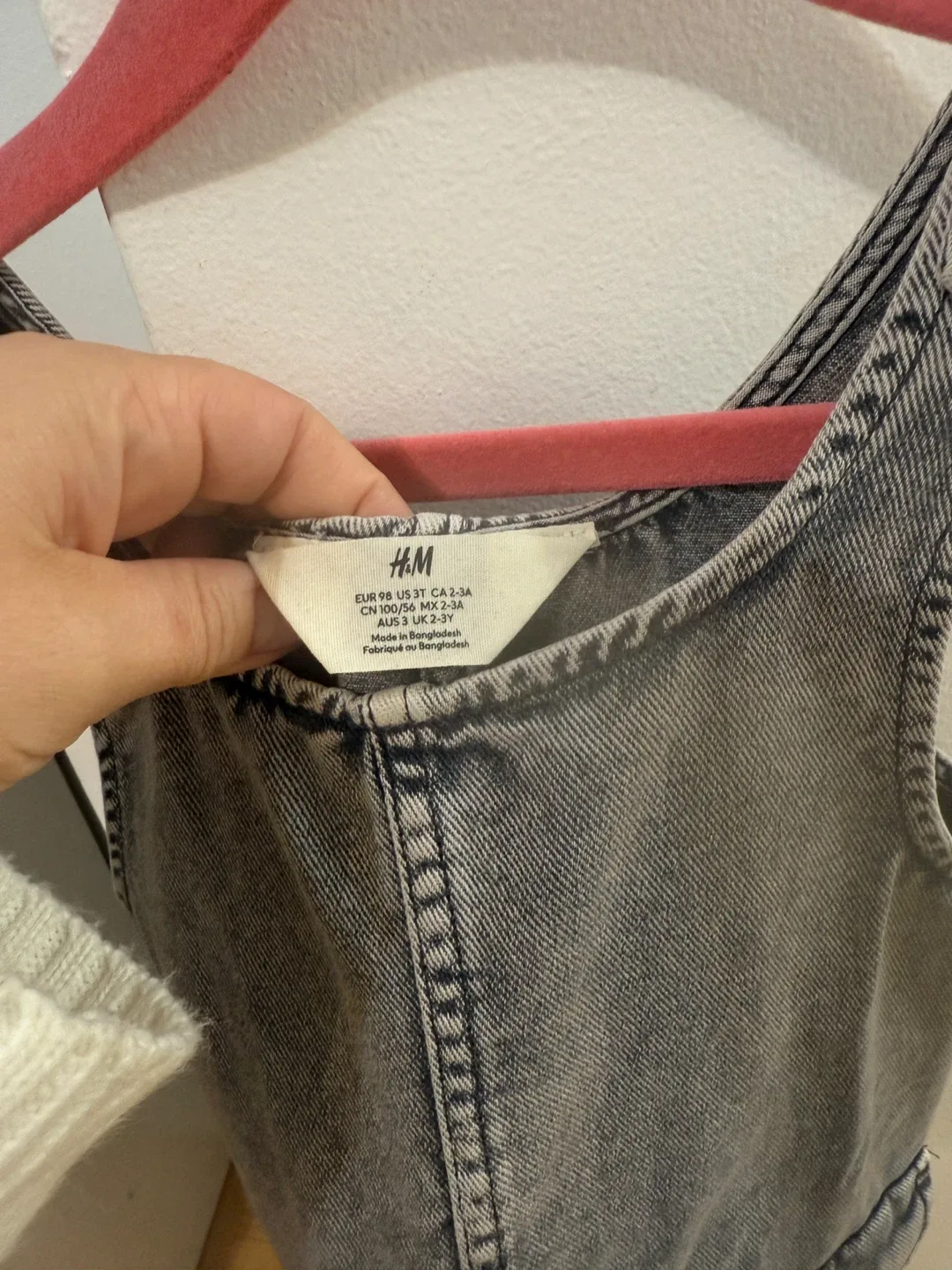 H&M Denim Dress - Size 2-3Y image indicator(4)