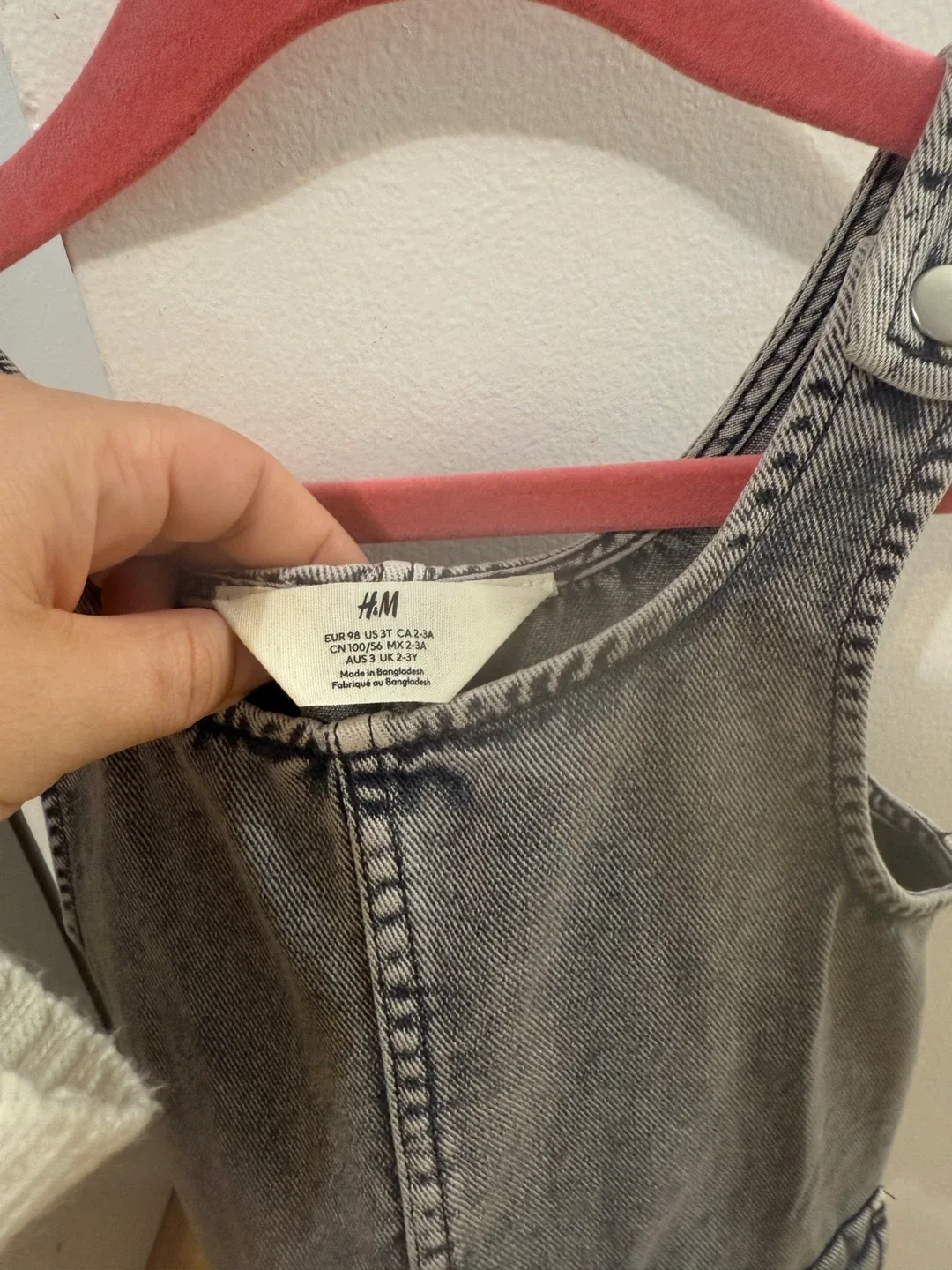 H&M Denim Dress - Size 2-3Y image indicator(5)