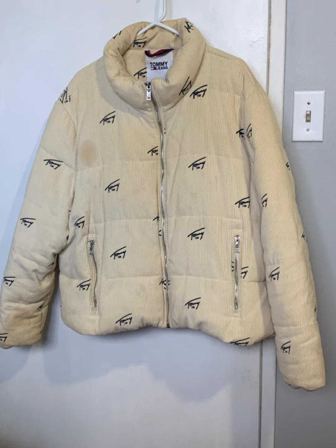 Tommy Hilfiger Beige Puffer Jacket