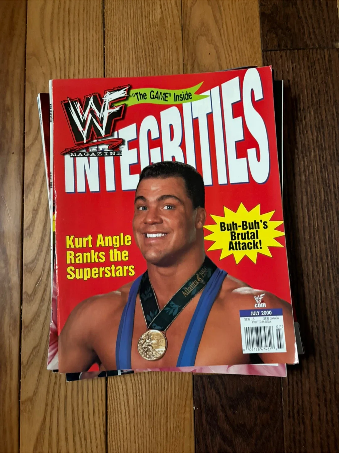 Vintage WWF/WWE Wrestling Magazines Lot x12 1999-2004 image indicator(6)