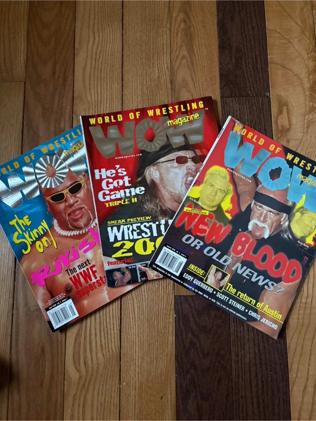 Vintage WWF/WWE Wrestling Magazines Lot x12 1999-2004 image indicator(8)
