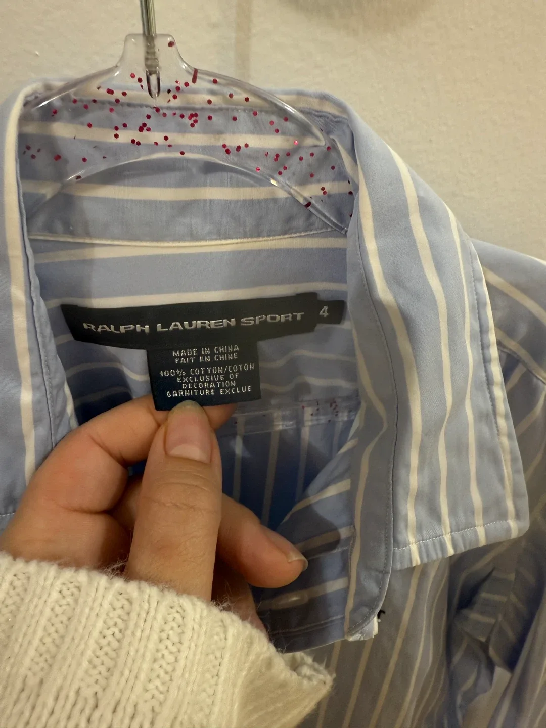 Ralph Lauren Sport Striped Shirt - Size 4 image indicator(3)