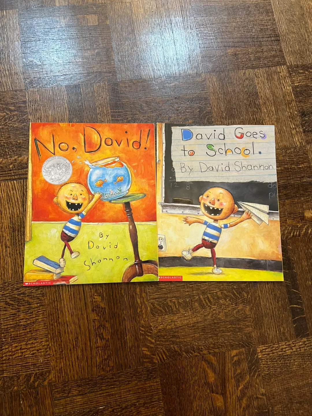 "No, David!" & "David Goes to School" Books by David Shannon