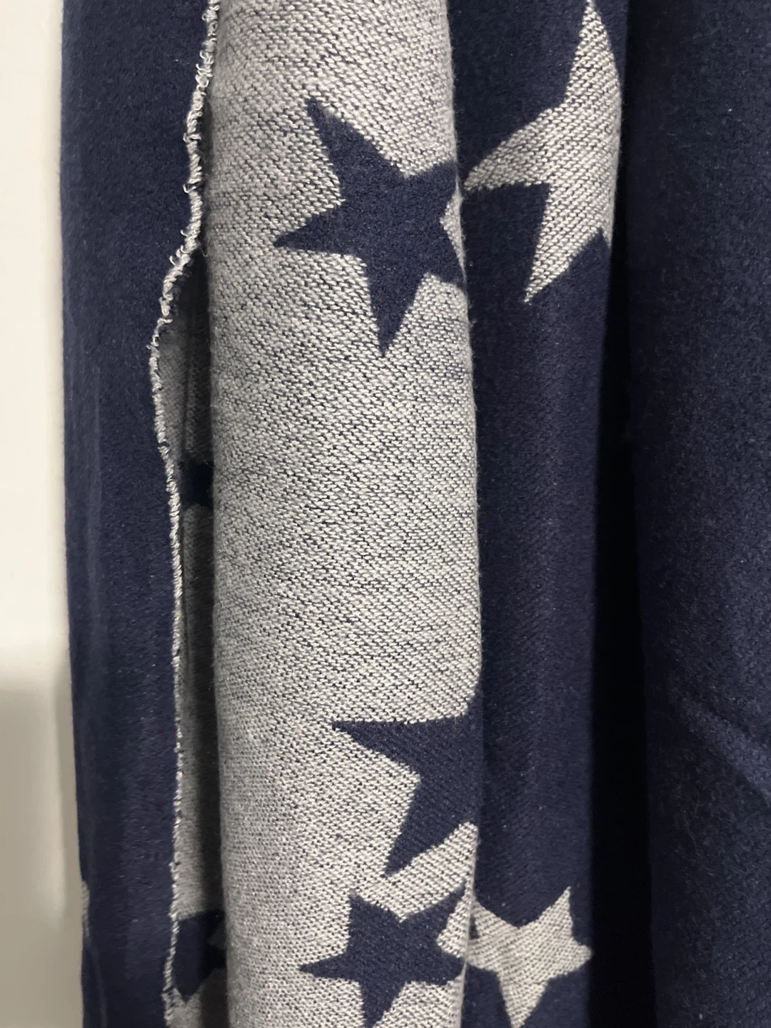 GAP Star Pattern Navy & White Scarf - photo 2