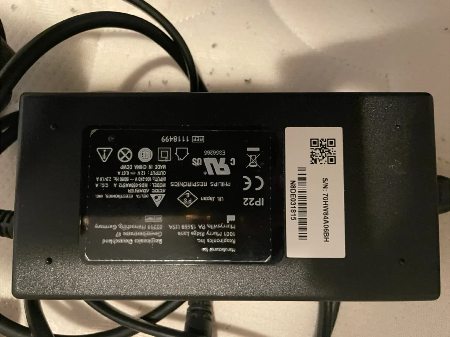 Philips Respironics DreamStation Power Supply