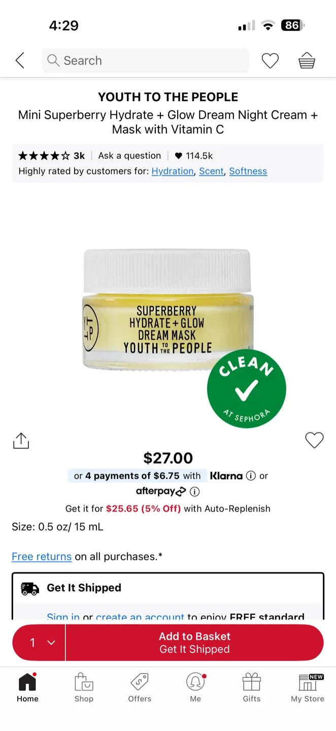 🆕 Youth To The People Skincare Set: Cleanser+Exfoliant+Mask image indicator(6)