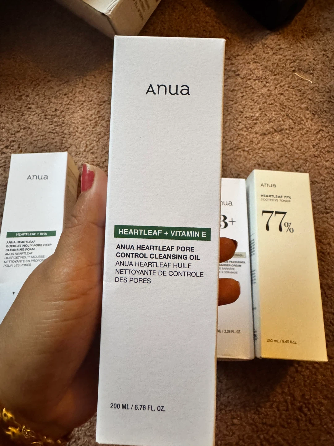 Anua Skincare Set cleansing oil,facewash,toner &moisturiser - photo 2