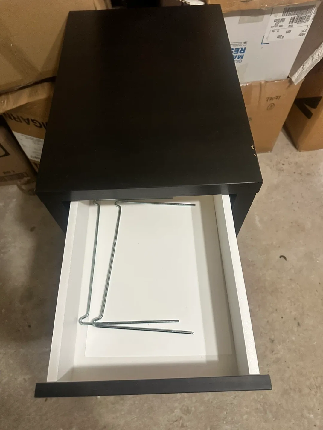 IKEA micke Drawer Unit - Black image indicator(3)