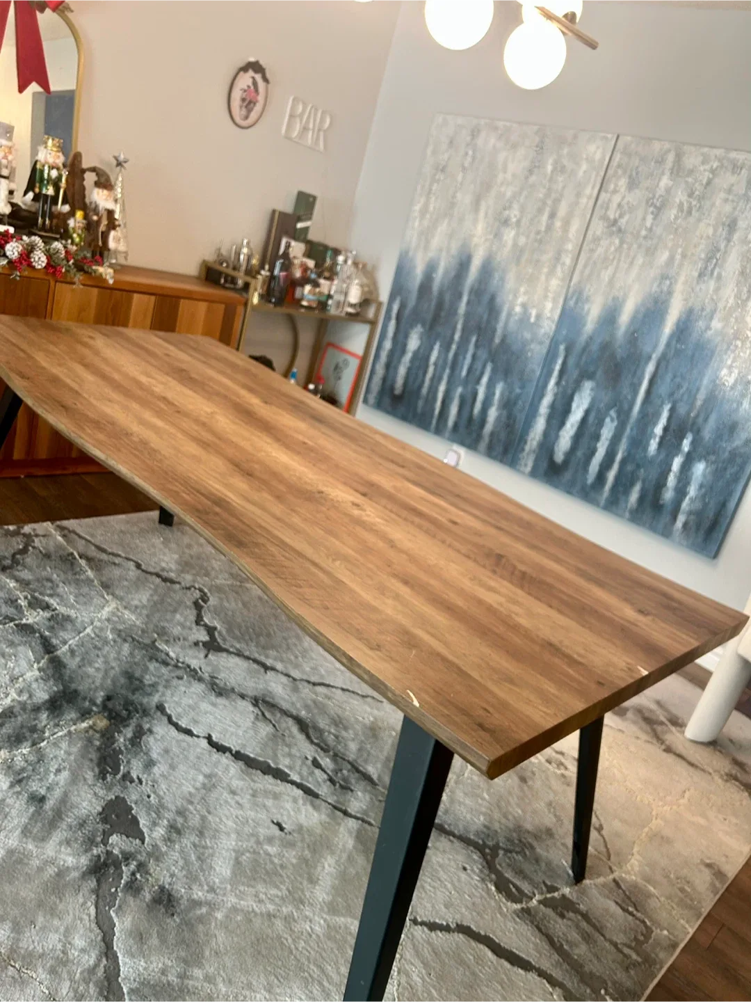 Structube Large Dining Table - 83" x 39"