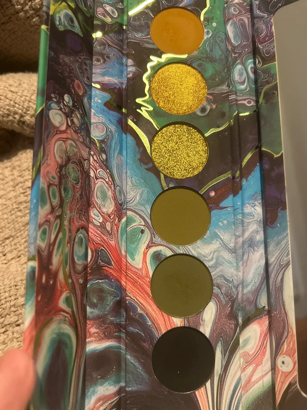Kaleidos Futurism I: Sci-Fi Green Eyeshadow Palette