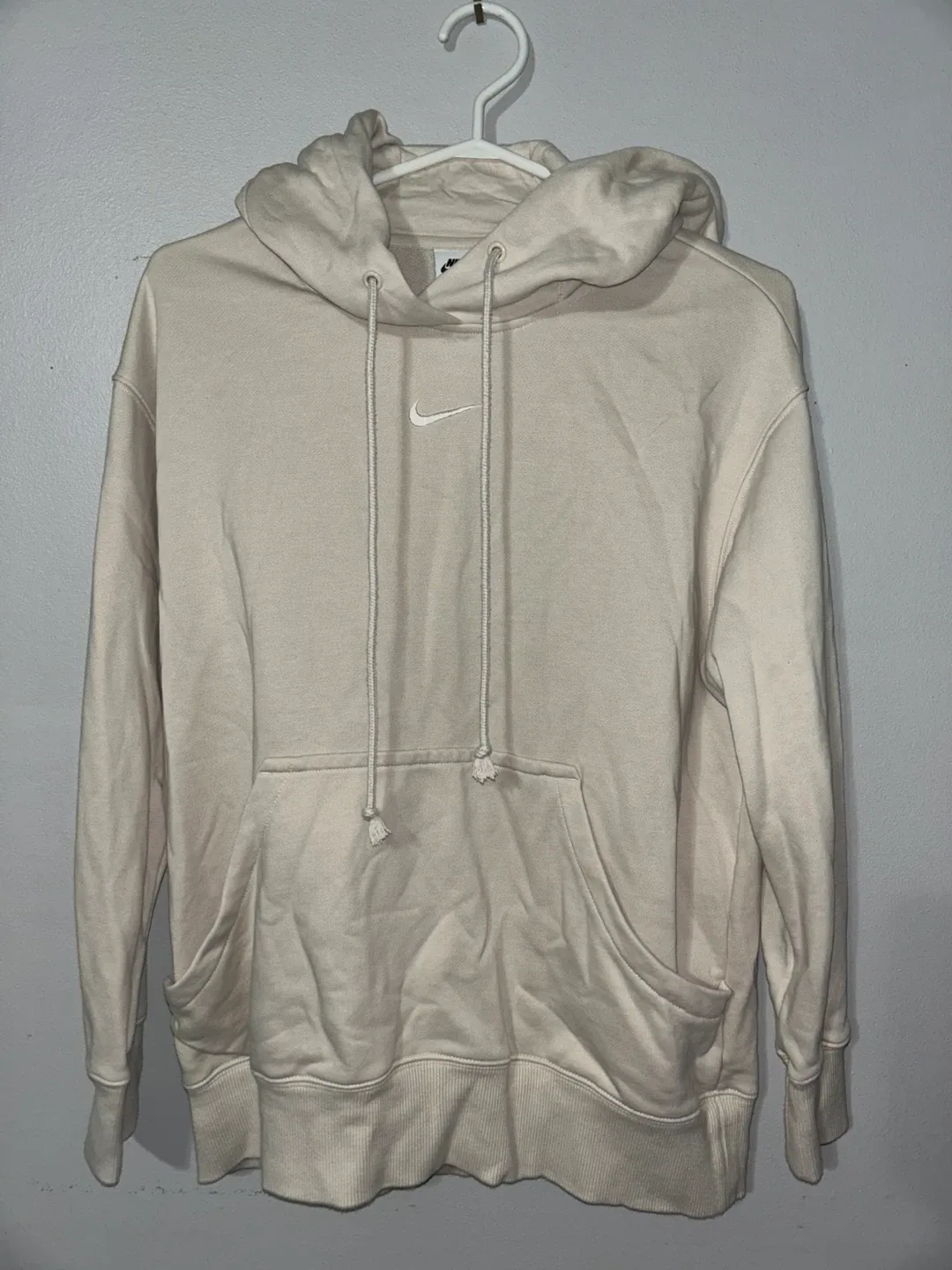 Nike Beige Hoodie - Size Small
