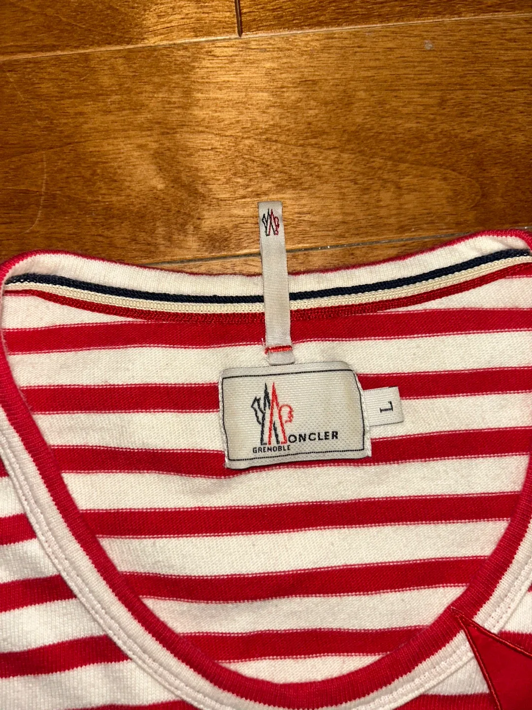 Moncler Grenoble Striped Long Sleeve Top - Size 1 image indicator(2)