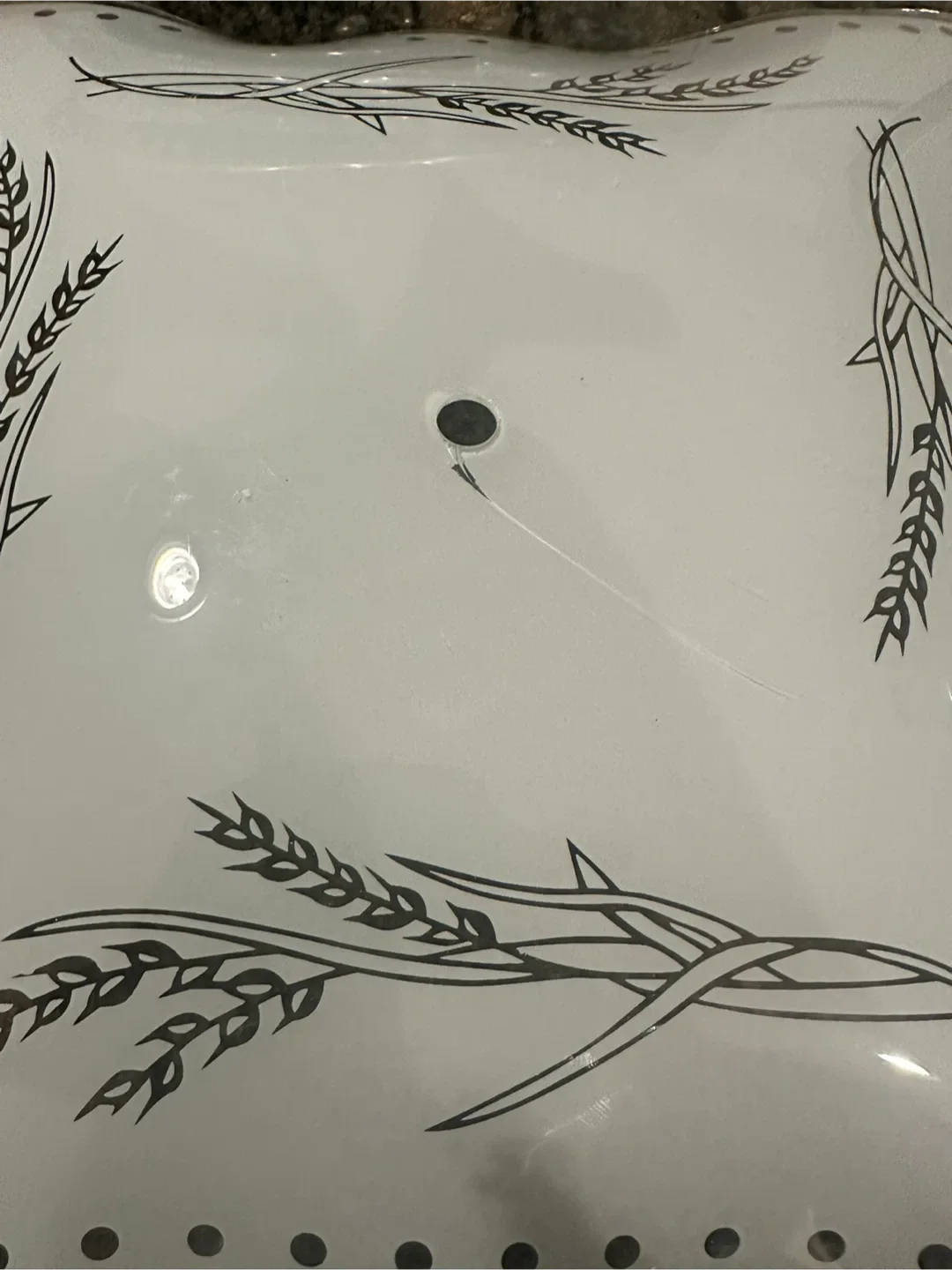 2 Vintage Square Ceiling Light Cover 12” image indicator(6)