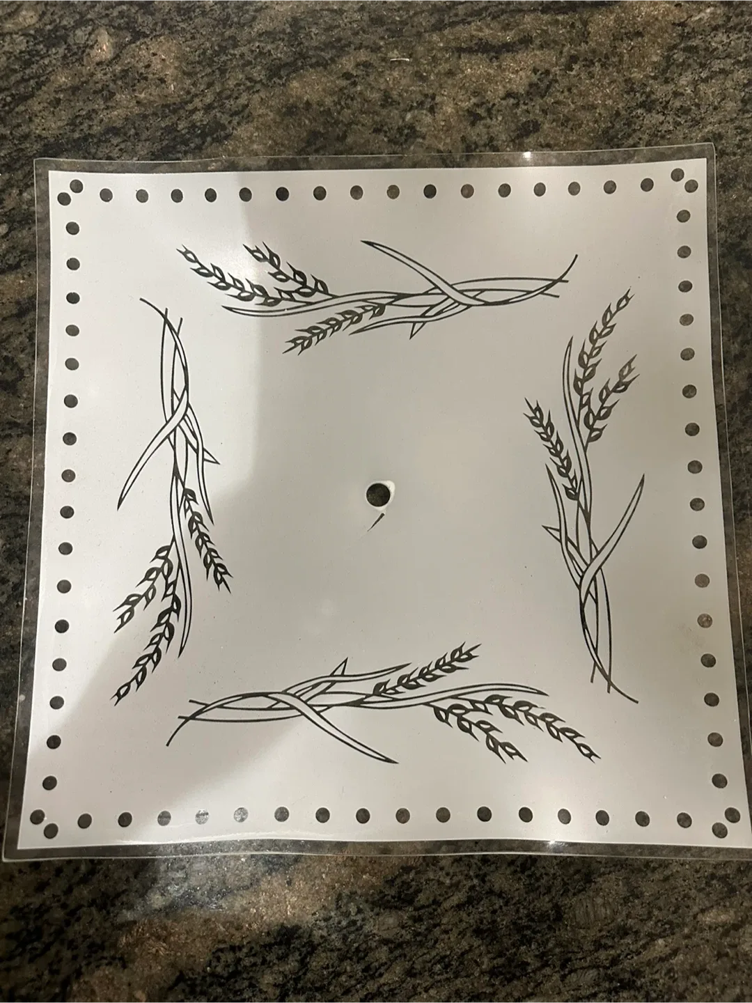 2 Vintage Square Ceiling Light Cover 12” image indicator(4)