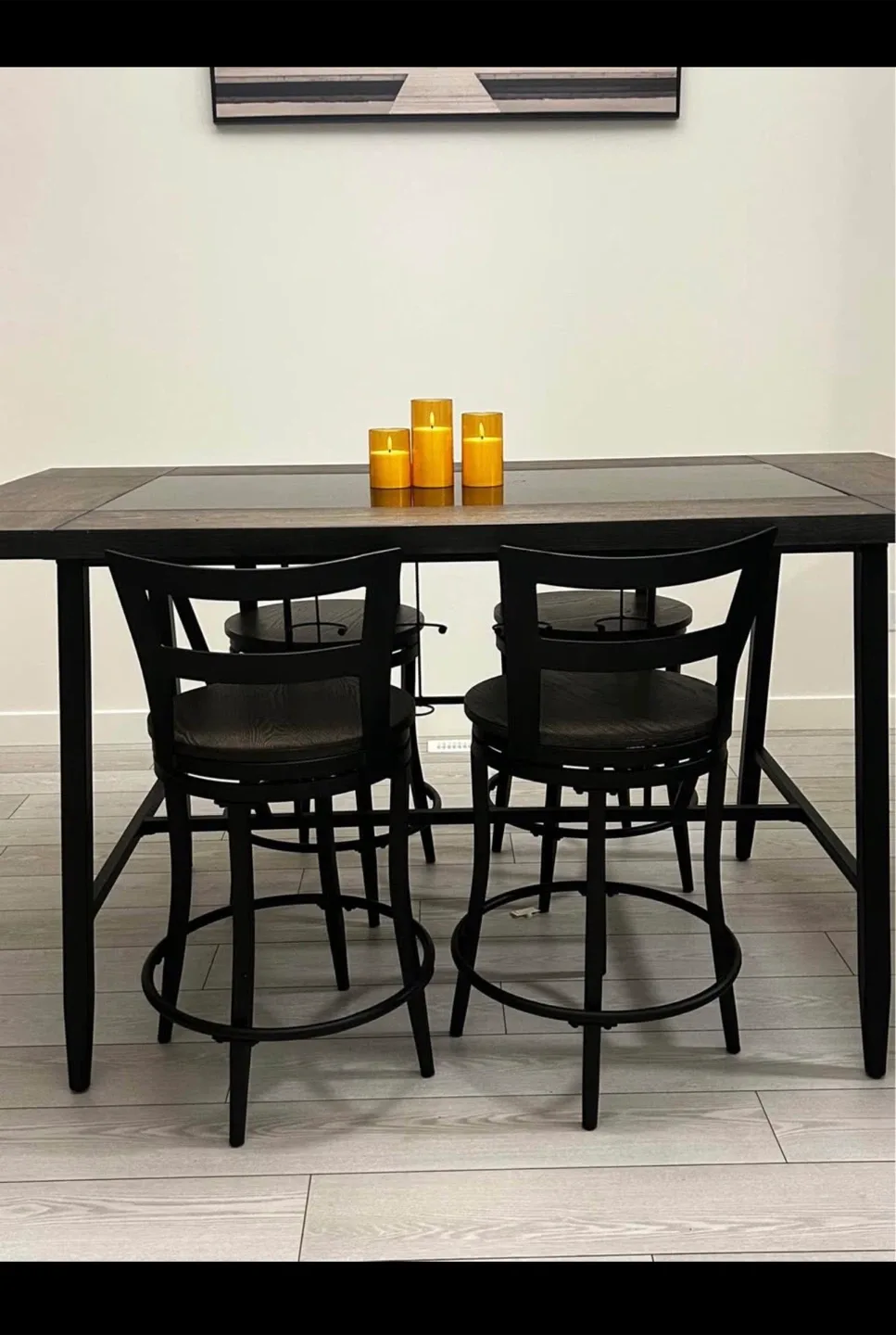 ✨ Modern High-Top Dining Table ! ✨