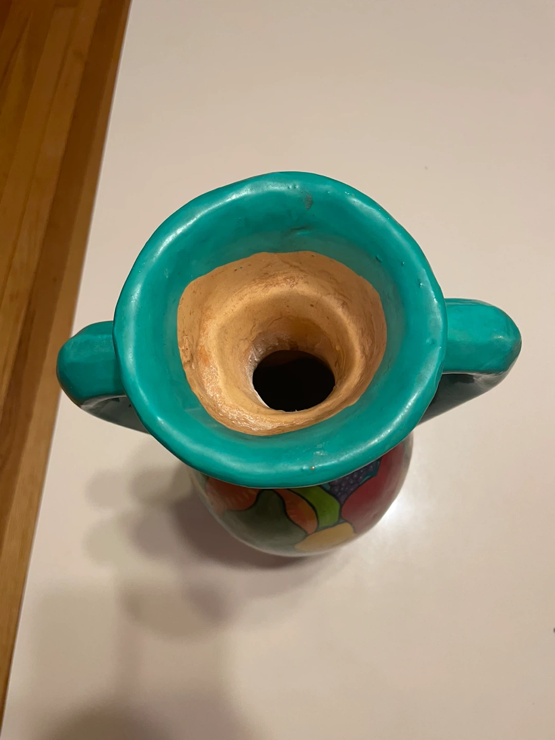 Hand-Painted Fruit Design Vase - photo 5