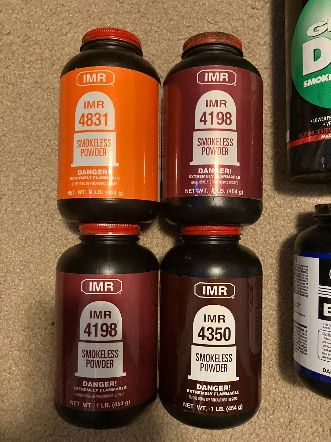 14LBS of Smokeless Powder, Muzzleloading Propellant and etc image indicator(3)