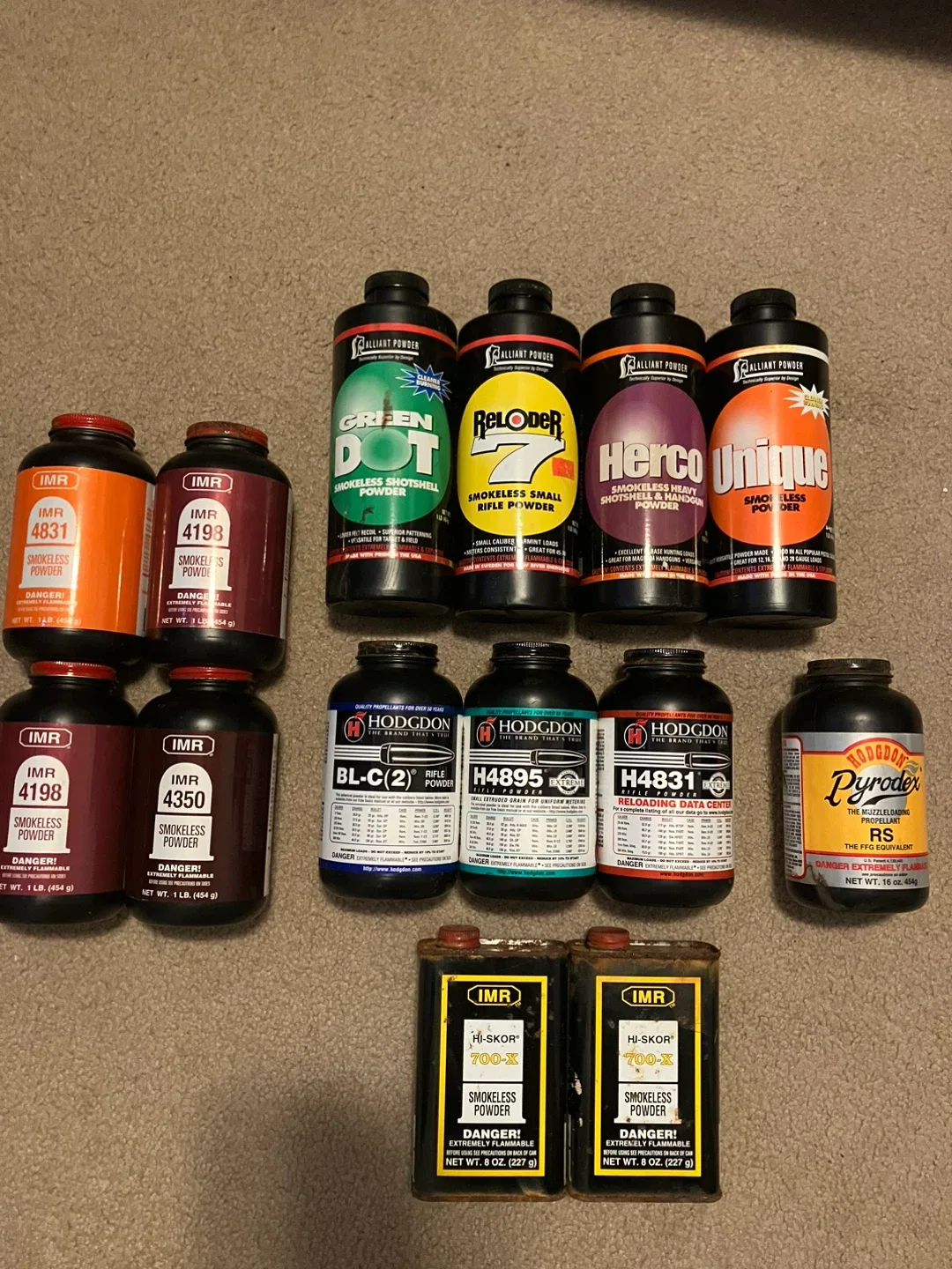 14LBS of Smokeless Powder, Muzzleloading Propellant and etc