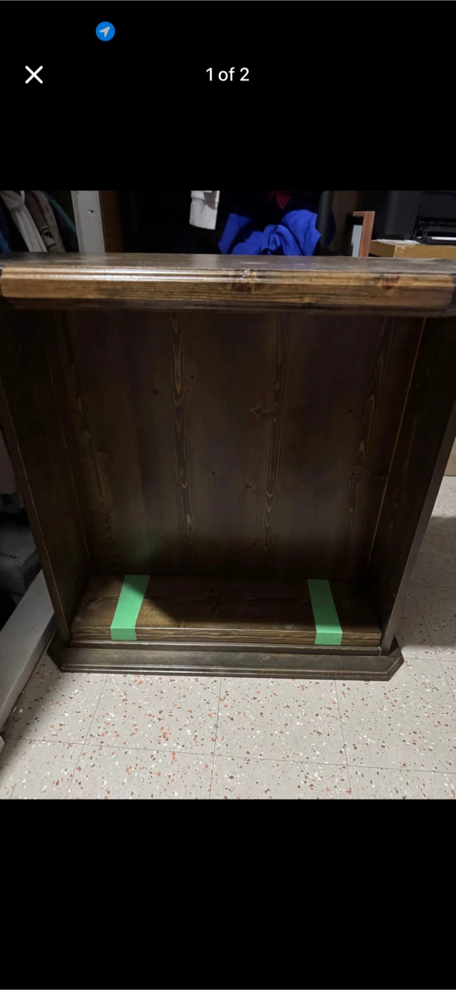 Brown Wooden Side Table
