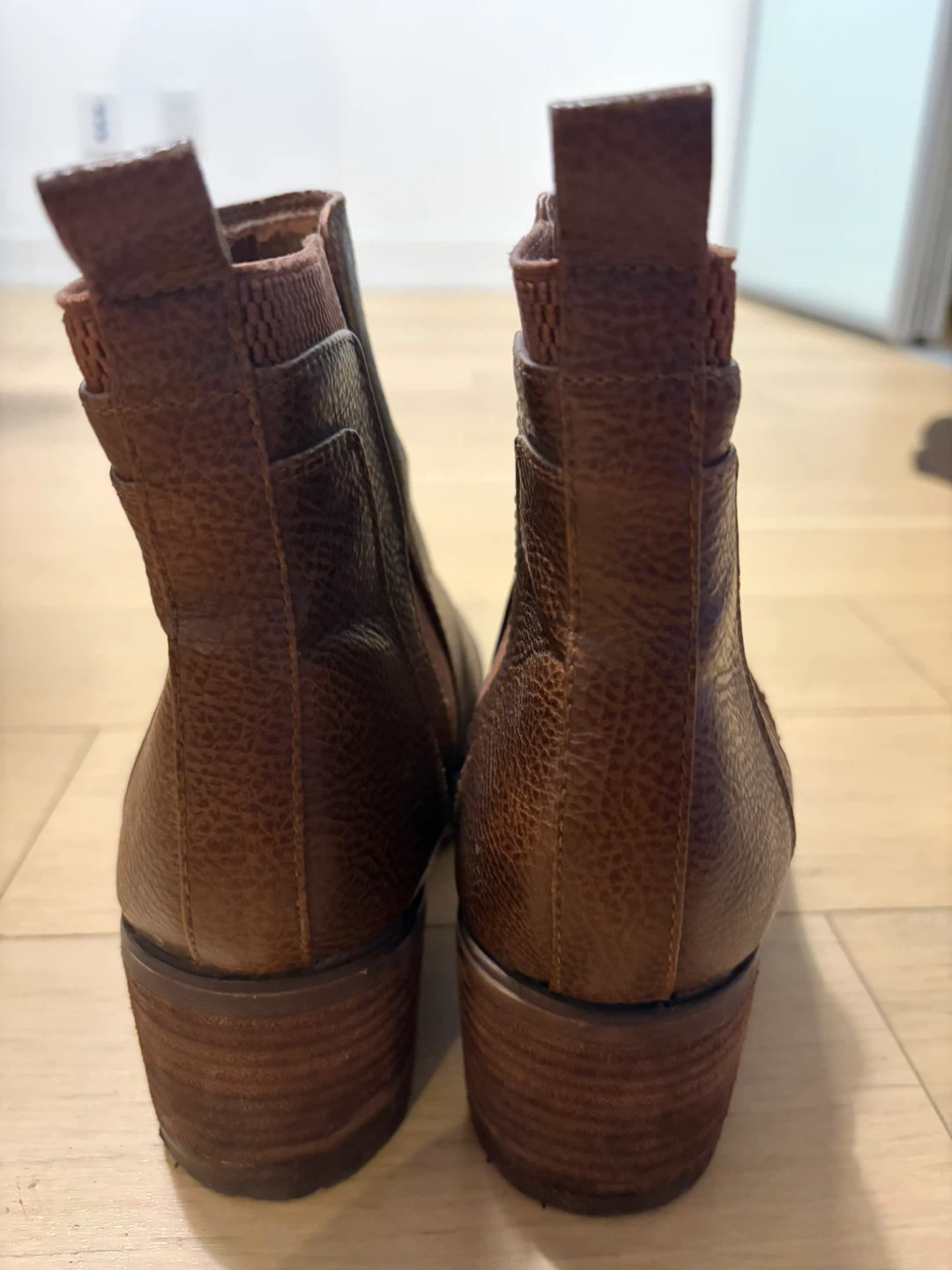 Brown Leather Chelsea Boots - Size 6.5 - photo 2